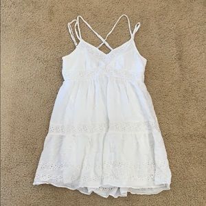 White babydoll dress